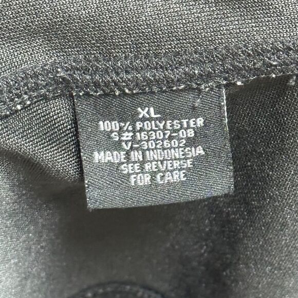 Vintage‎ Anchor Blue Track Jacket Mens Extra Large Black Full Zip Embroidered - Picture 5 of 9